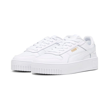 Sneakers bianche da ragazza con maxi-suola Puma Carina Street Jr, Brand, SKU s352000065, Immagine 0